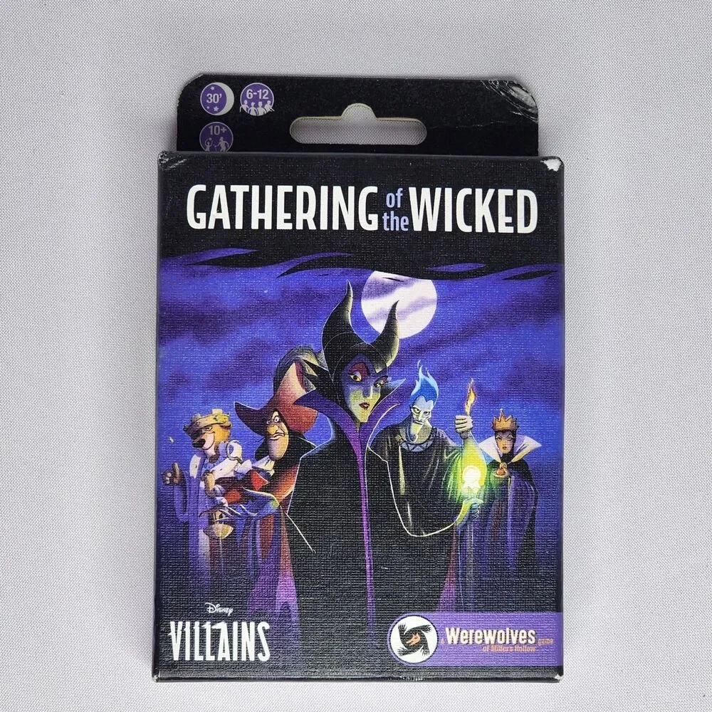 Disney Villains Gathering of the Wicked Card Party Game NIB